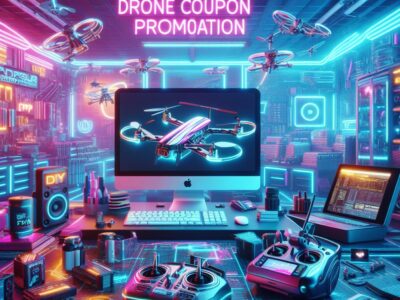 Image promotion coupon drone