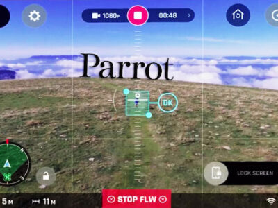 Bebop2 Parrot Follow me gps visual