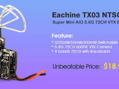 pro Eachine TX03 FPV Camera