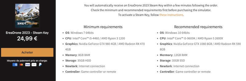 EreaDrone steam