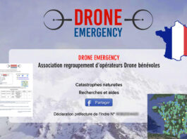 Drone Emergency Assos bénévole pour des missions de recherche et de sauvetage