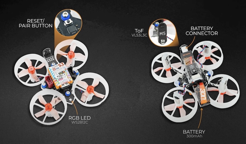 m5stamp Fly Drone tech